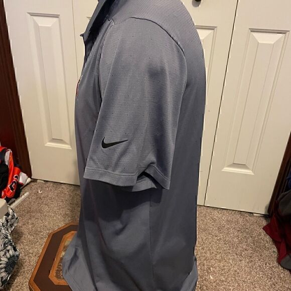 Nike DriFit Gray Mens XL Anaheim Angels Short Sleeve Polo - Picture 2 of 5